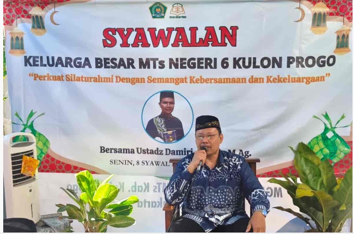 MTsN 6 Kulon Progo Adakan Syawalan, Merajut Kebersamaan dan Kekeluargaan
